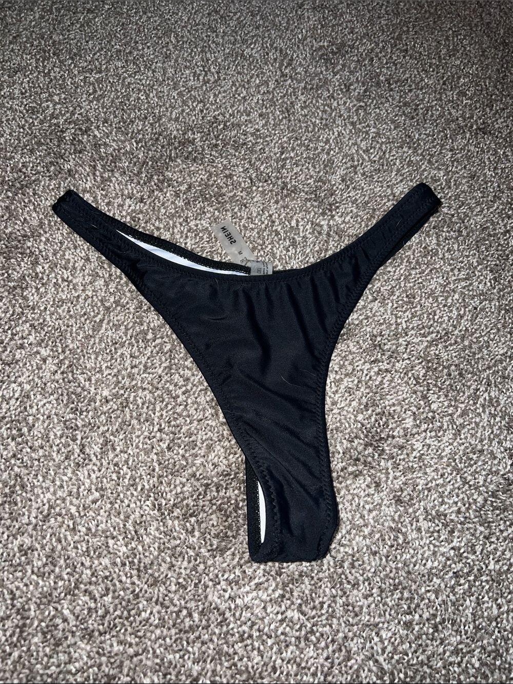 SHEIN | Black High-Cut Bikini Bottom